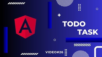 Angular ToDo Task | Video #26 | Code with Kaleem
