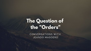 CGC #13: The Question of the Orders (Part 1) - Initial Alexander Technique