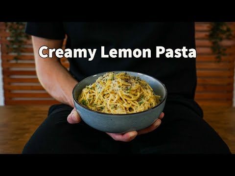 Creamy Garlic Lemon Pasta  One Of The Easiest Pasta Recipes