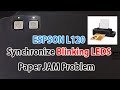 Epson L120 blinking red and green lights not roller problem (Fixed)