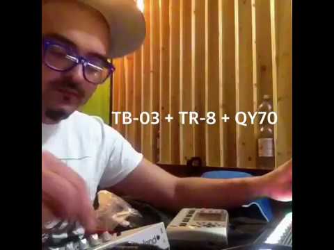 Roland TB-03 + TR-8 + Yamaha QY70 Played by Gigi de Martino Live. (Original Track)