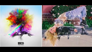 Zedd   Jacob Luttrell Vs Calvin Harris   Ellie Goulding Done With Love On The Outside (DJLM #79)