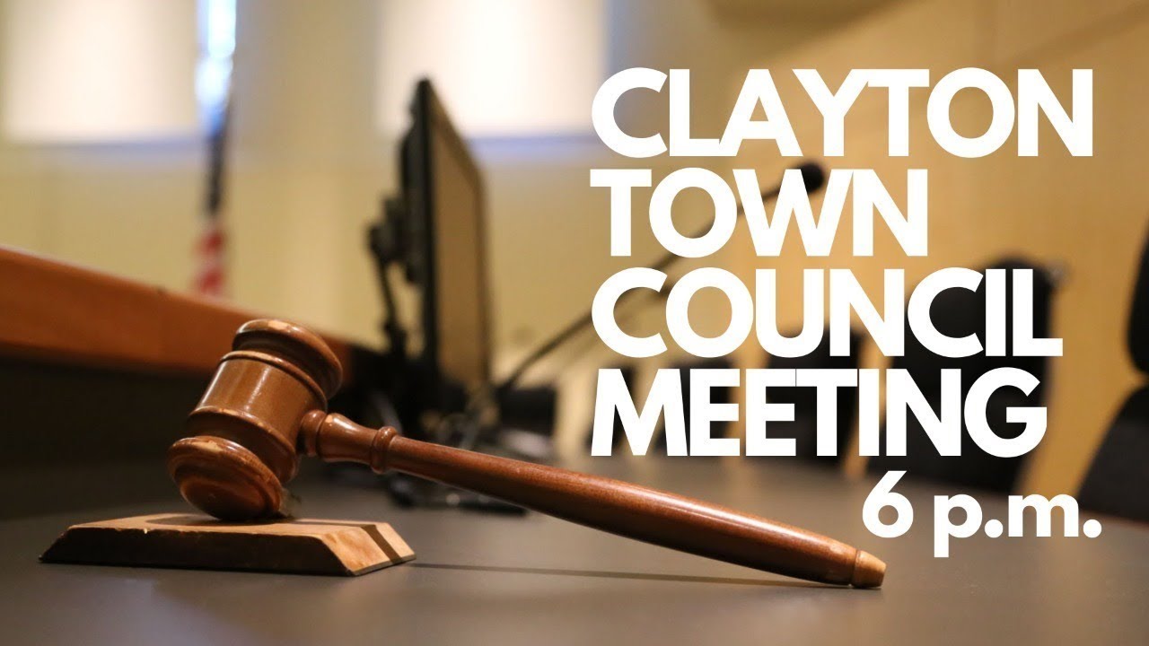 Clayton Town Council Meeting - January 5, 2026