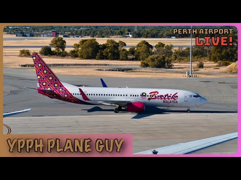 馃敶馃帴鉁堬笍 WET AND WILD PERTH PLANE SPOTTING LIVE @ T1! W/ YPG