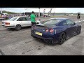 650HP Nissan GTR R35 Armytrix vs 760HP Audi 100 Quattro