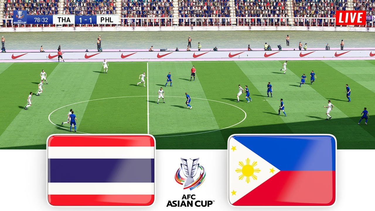 🔴THAILAND vs PHILIPPINES LIVE TODAY ⚽ AFC ASIAN CUP U-23 QUALIFICATION 2023 ⚽ FOOTBALL SIMULATION