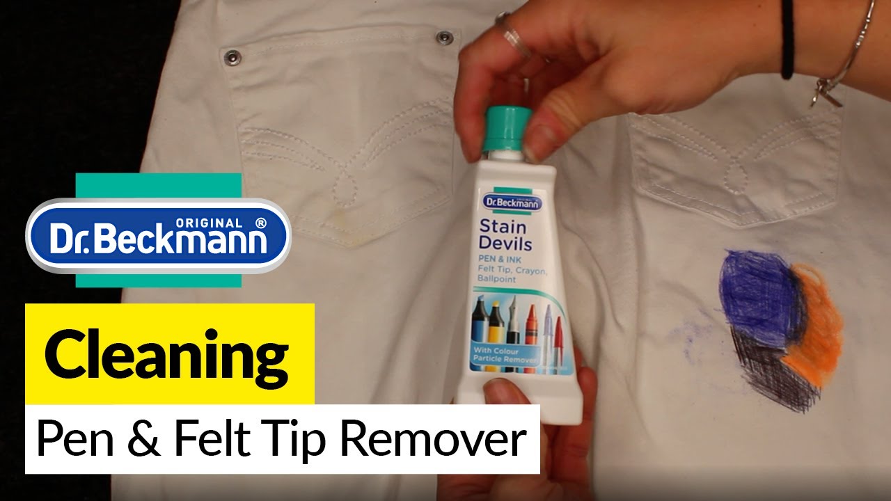 Felt tip pen stain removal - How to remove felt tip pen stains