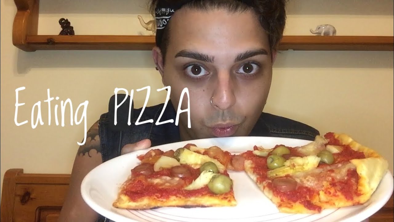 ★ASMR Italiano★Eating Pizza│Eating Sound★Whispering