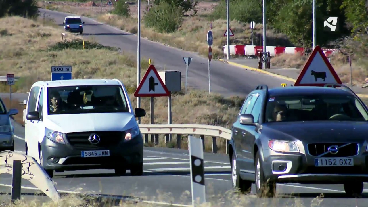 La N-232 desdoblada a su paso por Navarra