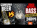 JBL Charge 6 vs CORONA BEER: Extreme 240fps Bass Test!