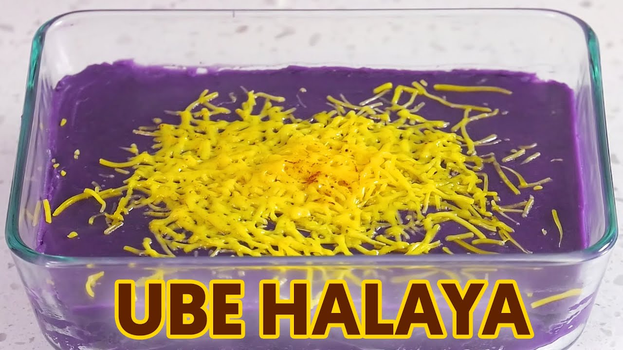 Ube Halaya with Cheese Recipe | Panlasang Pinoy