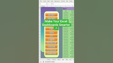 Excel Dashboard Tip: Month Navigation Bar (Jan–Dec) | Short Preview #excel #spreadsheets #controlch