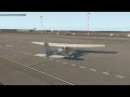 An example of Cessna172 Skyhawk flight automatization from Gate28 to landing on 24L runway UUEE