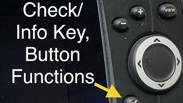 Humminbird Helix Check/Info Key, Button Functions