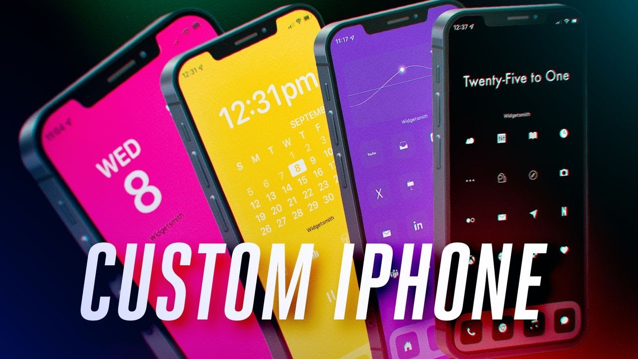 How To Customize Your Iphone - Ios 15, App Icons, And More! - Youtube