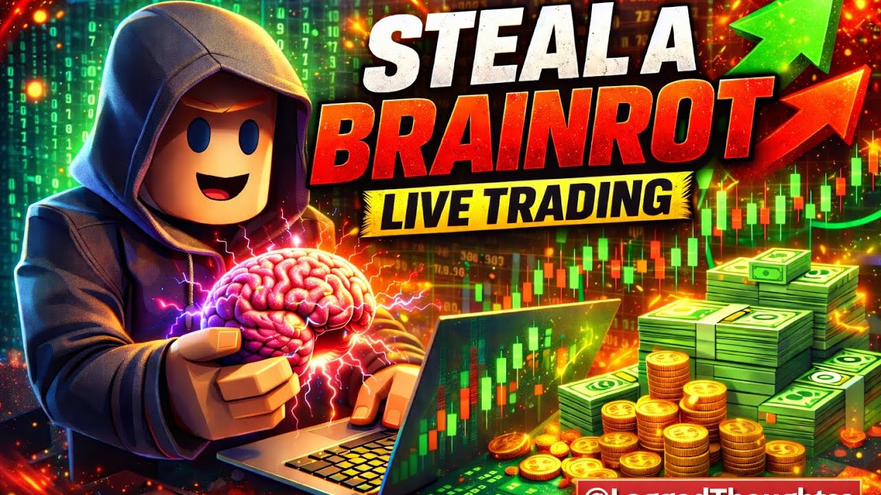Trading in Sab #fypシ #roblox #howtoearnmoneyfromusstockmarket #funny #stealabrainrot 