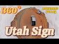 Utah Sign 360° Drive – Monument Valley Road Trip (4K Video) #utah #utahstate #monumentvalley