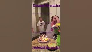 Kim Mathers mothers birthday 2020