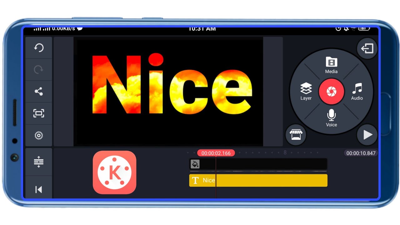How To Make Text Video Effect ( kinemaster) || Cinematic effect ...