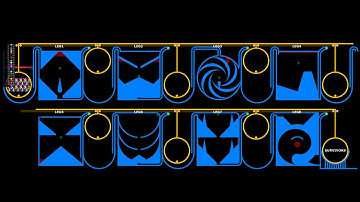 Scale Chain - Survival Marble Race in Algodoo