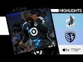 Minnesota united vs sporting kansas city  full match highlights  april 27 2024