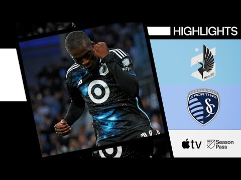Video thumbnail: Minnesota United vs. Sporting Kansas City | Full Match Highlights | April 27, 2024