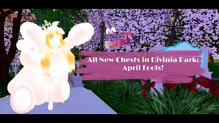 All New Chests in Royale High Divinia Park (April Fools)