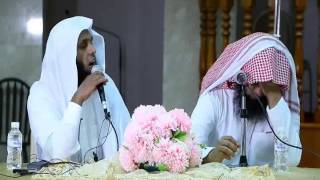 الشيخ منصور السالمي يقرأ أيه النور والشيخ نايف متأثر ويبكي