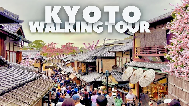 Springtime Walking Tour in Historic KYOTO, Japan | 4K, 60fps HDR