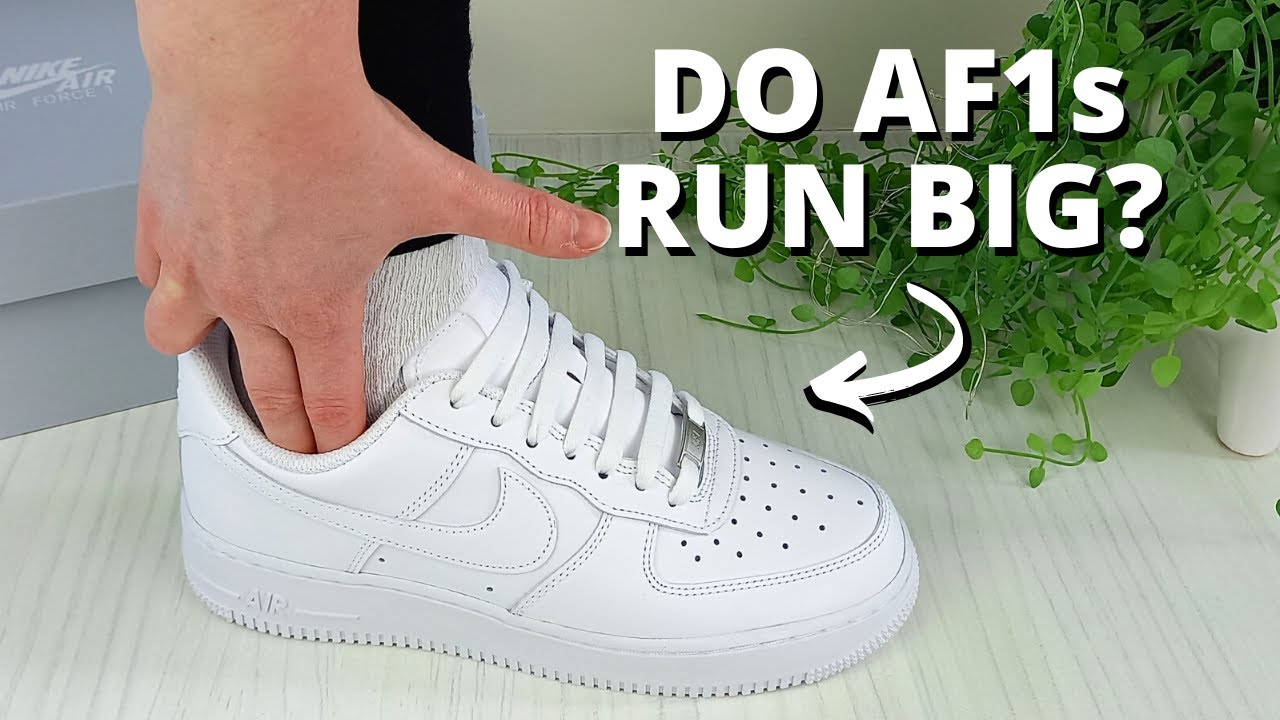 size for air force 1