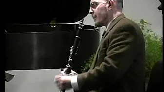 Winchester Community Music School Faculty Recital Clarinet Piano 2002 Winchester Community Music School Faculty Recital Clarinet Piano 2002
