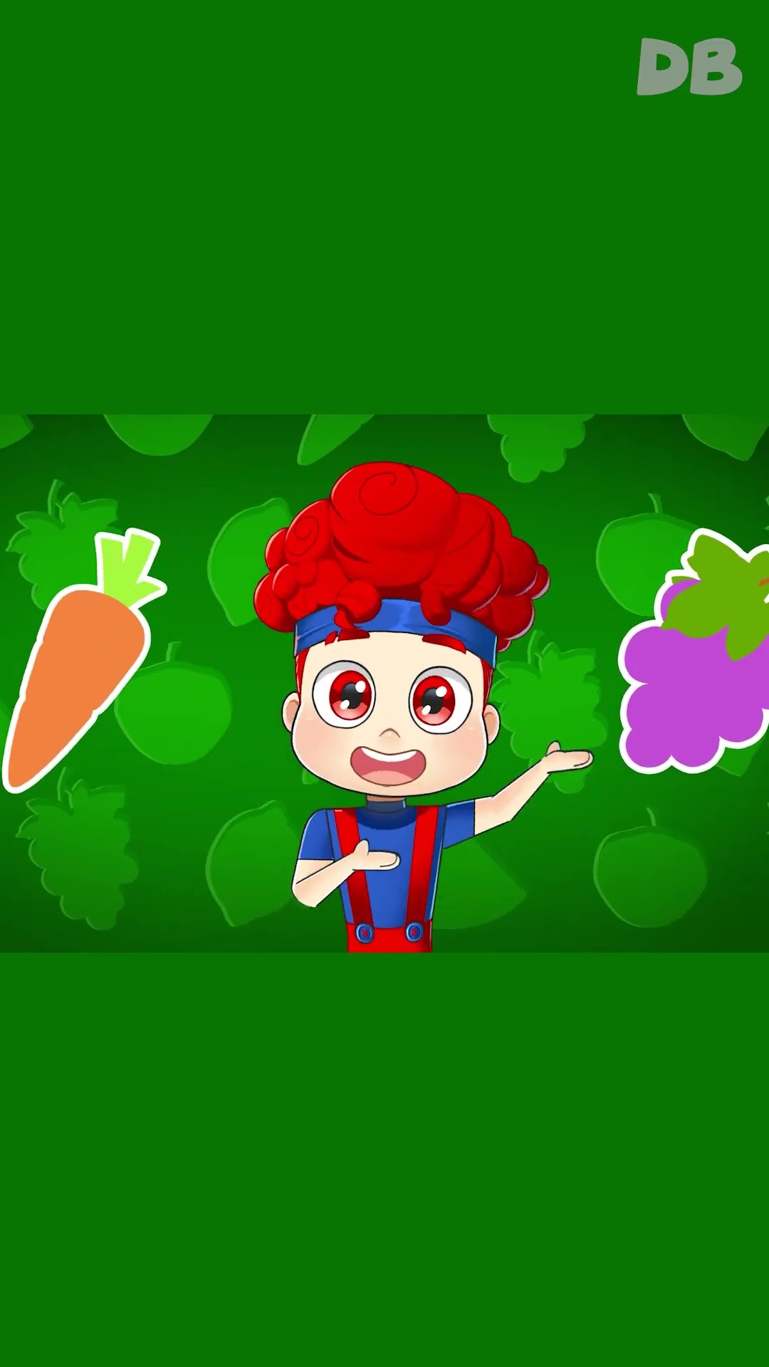 Delicious Fruits \u0026 Veggies with Cartoon Heroes! | D Billions #shorts #db