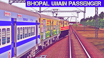 Bhopal Ujjain Passenger || MSTS Open Rails || Indian Train simulator