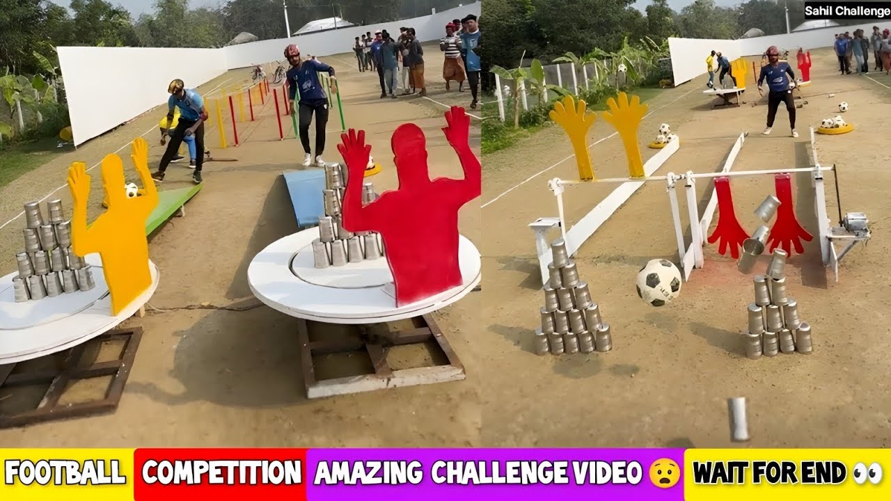 Football Competition Amazing Challenge Video 😧 || Wait For End 👀/ Sahil Challenge