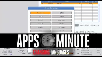 Haas Apps Minute - Changing Languages
