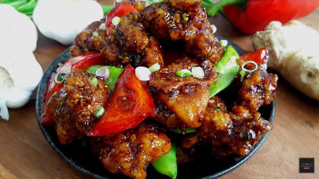 Ayam Masak Lada Hitam  Crispy Black Pepper Chicken - YouTube
