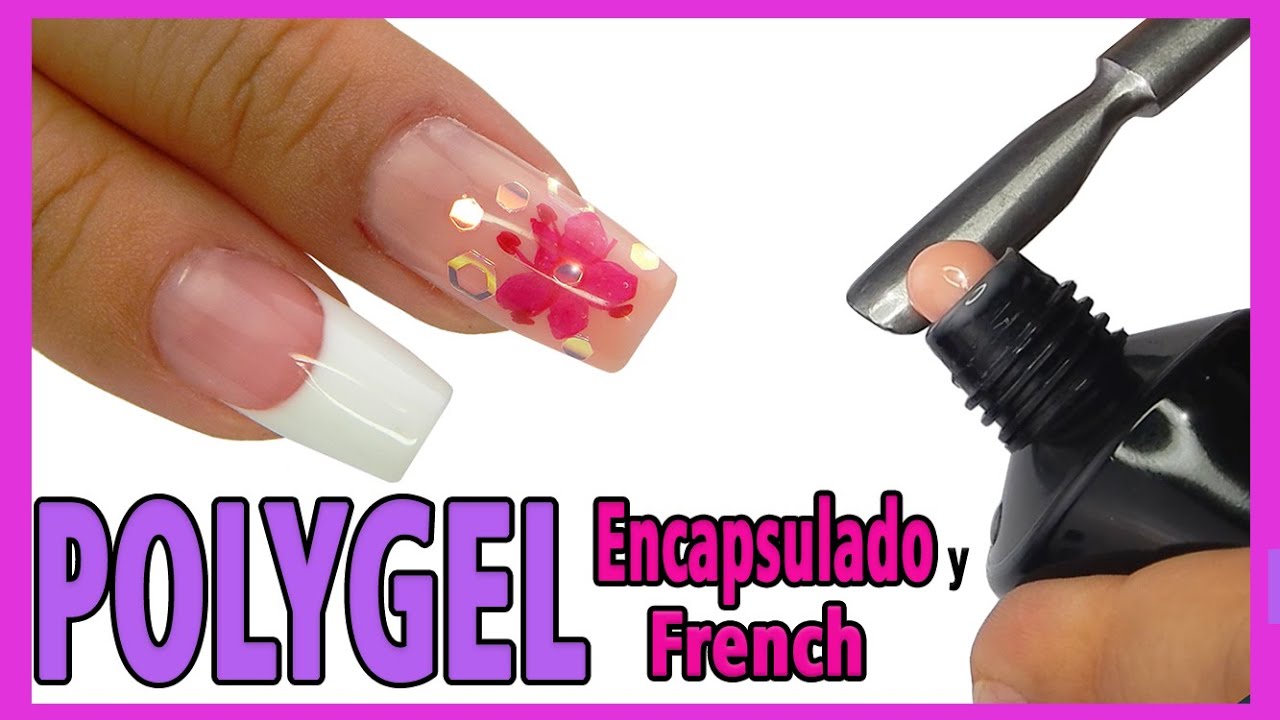 Como hacer Uñas de Polygel ENCAPSULADO y FRENCH ? (con Moldes Dual)?!! -  YouTube