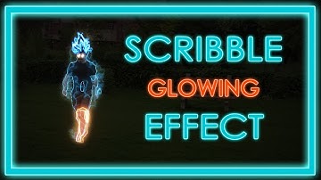 Scribble Glow Effect | Glowing Animation Effect | Neon Scribble Art | After Effects