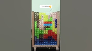 FUN TETRIS PUZZLE BLOCKS #asmr #fun #games #satisfying #tetris #colorful #puzzle #tetrispuzzle