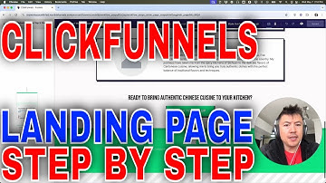 ✅  How To Create A Landing Page In ClickFunnels🔴