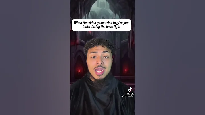 When the game tries to give you hints before a big boss fight  #skit #comedyshorts #viral #gaming