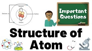 11th Class - NEET Chemistry - Structure of Atom (in English) - Important Questions | NEET 2020 2021