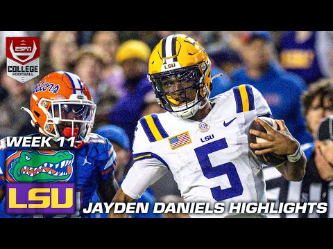 Jayden Daniels with over 500 TOT YDS vs. Florida 😱 HE DOES IT ALL 😤 | ESPN College Football