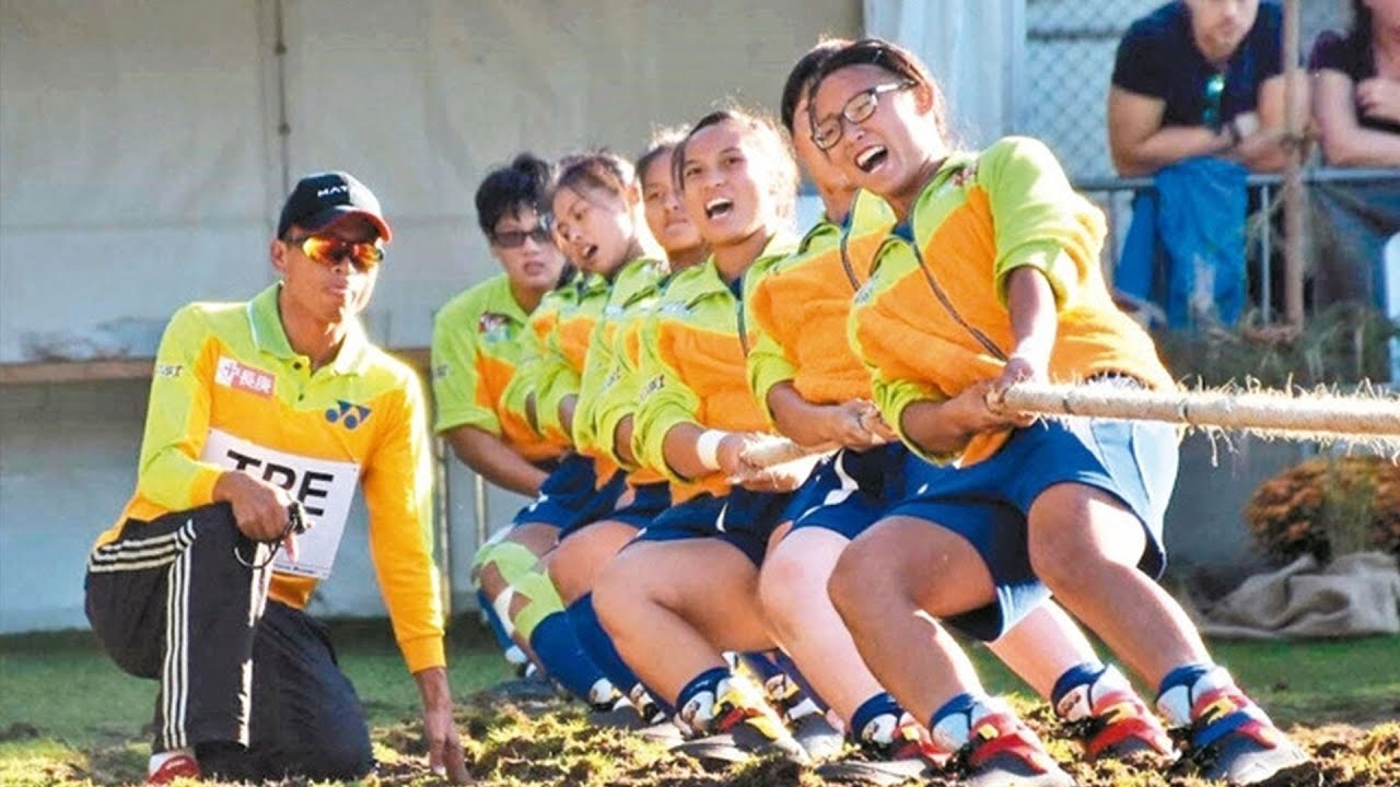 No One Can Beat Them! Chinese Taipei Tug of War Tips & Techniques 🇹🇼🔥 ...