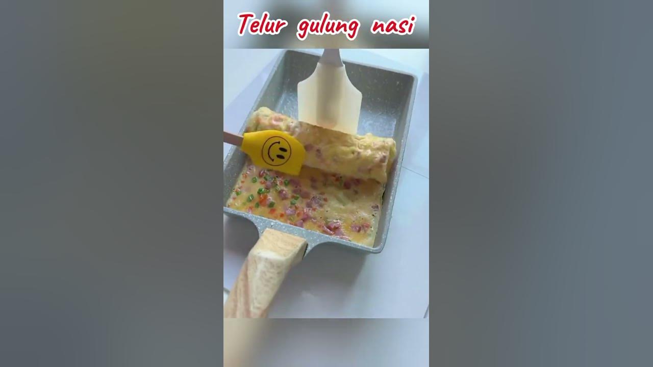 Telur gulung nasi #cooking #recipmasakan#masakmasak #shortvideo