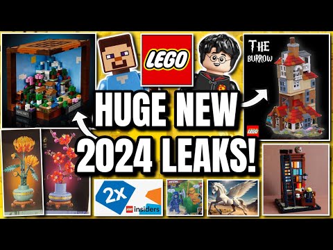 NEW LEGO LEAKS! (Harry Potter, Icons, Promos, Flowers & MORE!)