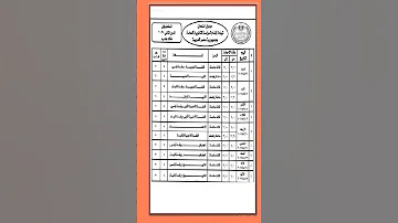 جدول امتحانات الثانوية العامة مكفوفين نظام جديد الدور الثاني 2025 تعليم 