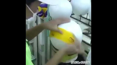 Mikasa 🏐 volleyball making 💥#mikasa #volleyball