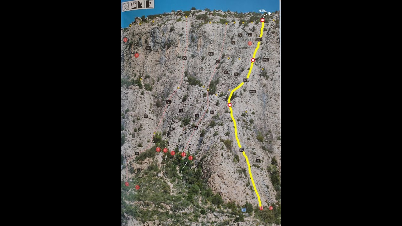 SANT LLORENÇ DE MONTGAI PARET DE LA FORMIGUERA VIA NORMAL IV+ 100m  26 03 2025