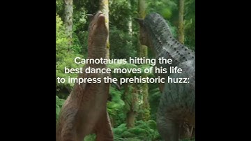 Carnotaurus danced so well, but then… 😭💔